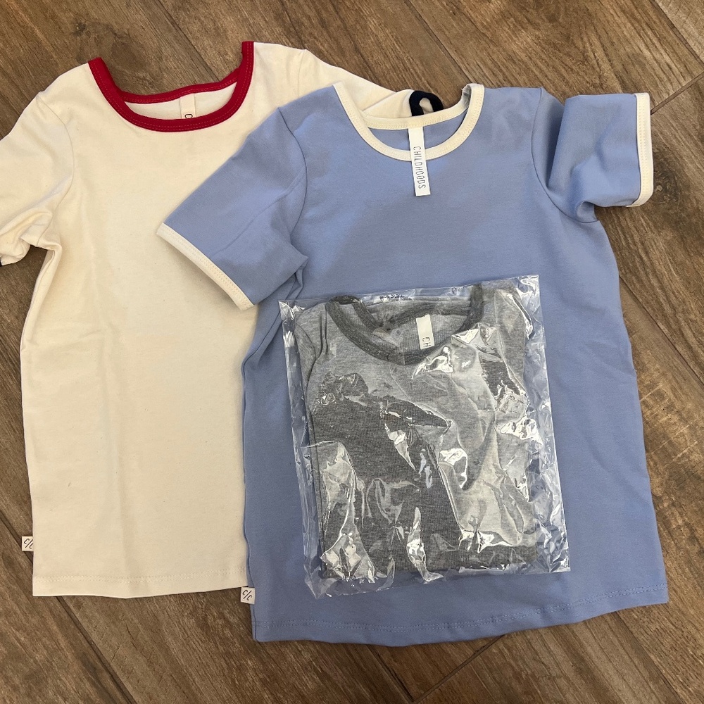 Childhoods clothing 10/11 ringer tee bundle